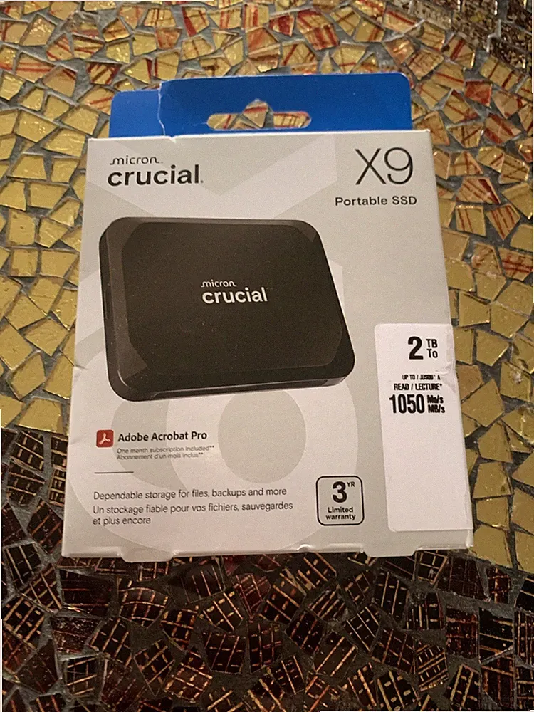 Micron Crucial X9 2tb ,New
