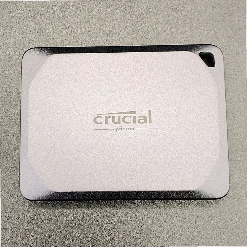 Micron Crucial X9 Pro 2TB Portable External SSD USB-C Gray - No Cable Tested